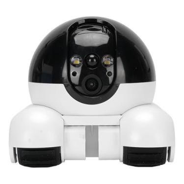 Imagem de Asixxsix Câmara de Segurança Interna Inteligente com Duas Lentes e Comunicação Bidirecional, Câmara Móvel para Animais de Estimação e Aplicação para Telemóvel (Sem memória 400 W)