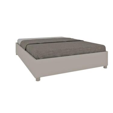 Imagem de Cama Box Casal em MDP 193cm x 144cm Grécia Espresso Móveis