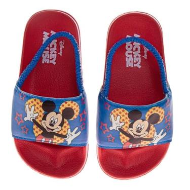 Imagem de Josmo Sandálias deslizantes de personagens meninos Carros Relâmpago McQueen Mickey Mouse Minions Sonic the Hedgehog Homem-Aranha e Monster Jam slip-on bico aberto verão praia piscina sapatos tamanhos