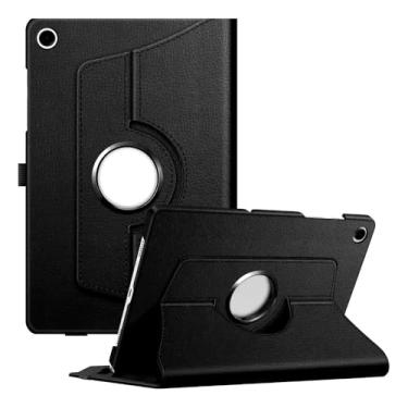 Imagem de Genérico, Capa Giratória Compatível Com Tab A9 8.7 X110 X115 2023 Cor:Preto