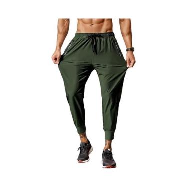Imagem de Calças De Corrida Masculinas Leves E Respiráveis Para O Verão, Secagem