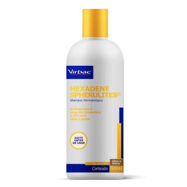 Imagem de Shampoo Antisséptico Hexadene Virbac Para Cães e Gatos 500ml