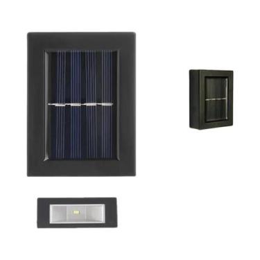 Imagem de Luzes De Parede Solares Brancas Quentes Para Exterior, Luminária De Va