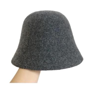 Imagem de Chapéu De Feltro Vintage Feminino Estilo Britânico Retro Panamá Em Lã 