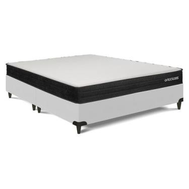 Imagem de Cama Box e Colchão Poli D45 Ortoclass - Queen (158x198) - Ortobom