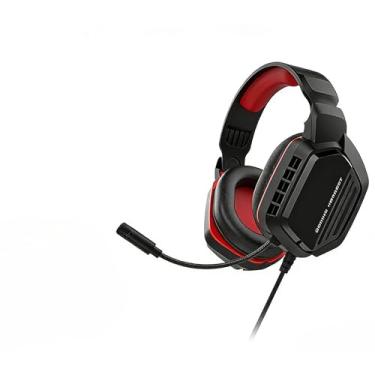 Imagem de Fone de ouvido para jogos para PS5/PS4, Xbox Series X|S/Xbox One, interruptor, leve, microfone unidirecional transparente, protetores de ouvido de memória macia, conector de 3,5 mm para jogos e