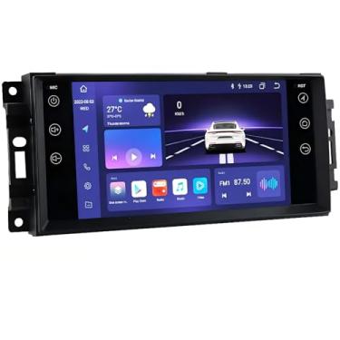 Imagem de Alikali Estéreo automotivo Android 13 de 7 polegadas com carplay sem fio para Android Auto Charger Dodge Charger 2008 2009 2010 com tela sensível ao toque Double Din com microfone WiFi GPS Bluetooth
