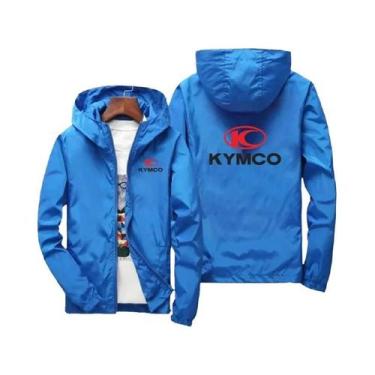 Imagem de Jaqueta Masculina Preta Slim Fit Com Zíper Casual Moda Outono Inverno 