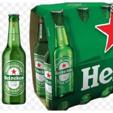 Imagem de Cerveja heineken long neck 330 ml caixa com 6 unidades