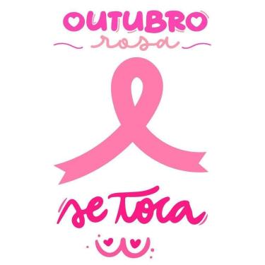 Imagem de Adesivo Decoração Laço Outubro Rosa Cancer De Mama 50X80Cm