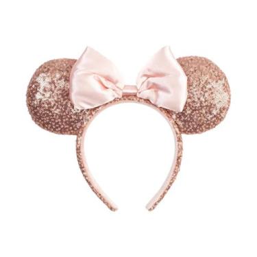 Imagem de Tiara De Orelhas Da Minnie Para Meninas, Tiara De Cosplay De Pelúcia C