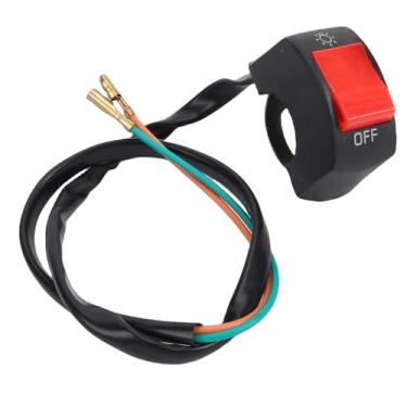 Imagem de KIMISS Interruptor do Guiador da Motocicleta para Atv, Scooter-alternância Liga/desliga de Luz de 7/8", Compatível Com Snowmobile e Moto