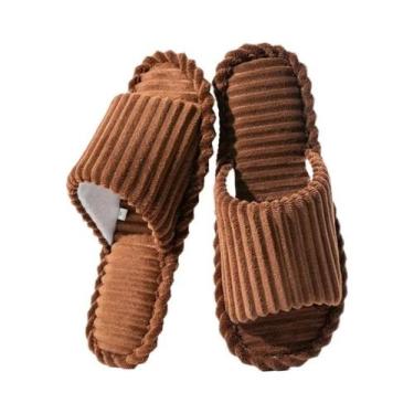 Imagem de Chinelos Masculinos Confortáveis Antiderrapantes De Dedo Aberto Para U