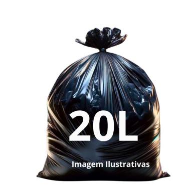 Imagem de Saco De Lixo De 20 Litros Com 20 Unidades