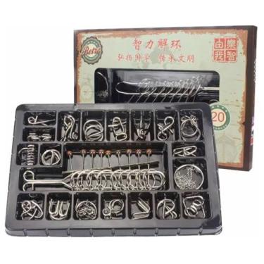Imagem de Quebra Cabeça De Metal Enigma 20 Modelos Puzzle and Perplex - Stell Pu