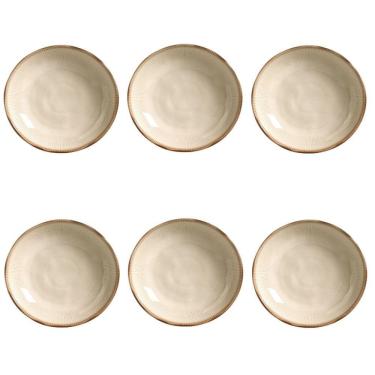 Imagem de Conjunto De Pratos Fundos 06 Peças Bio Raio Porto Brasil