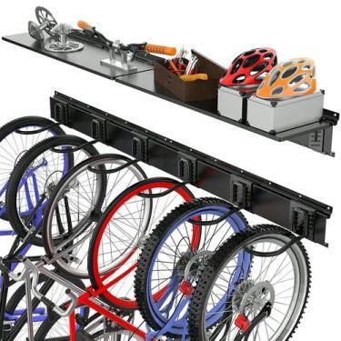 Imagem de Rack de armazenamento de bicicletas TORACK com prateleira para 6 bicic