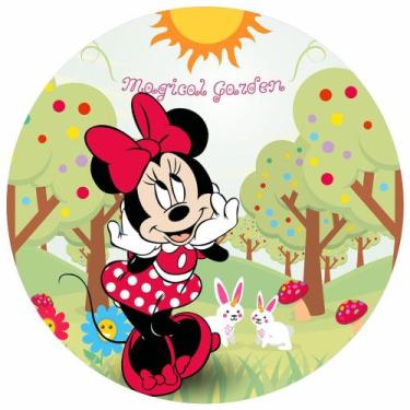 Imagem de Painel Festa Redondo Minnie Mod.6 3d Sublimado 1,50 Dia - Fantasia Brá