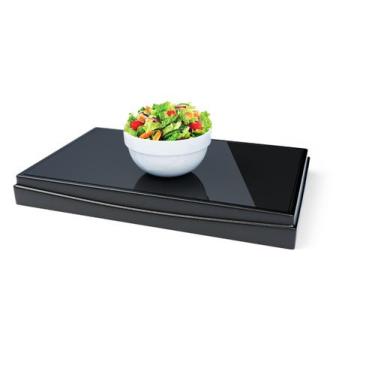 Imagem de Mesa termica fria de vidro temperado preto - Le Cook