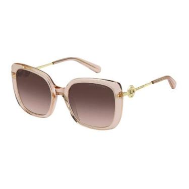 Imagem de Óculos de Sol Feminino Marc Jacobs 727/S 35J - Rosa Cristal 55, Rosa, 