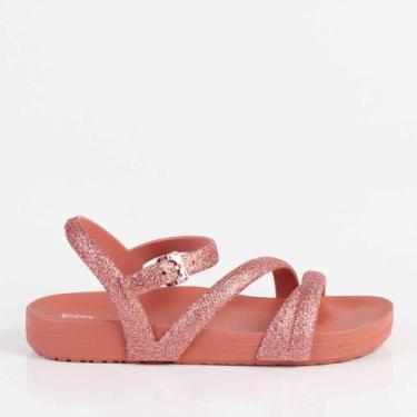 Imagem de Sandália Glitter New Zaxy 19117 Terroso, Nude, Escuro, Bj587, 36