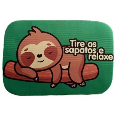 Imagem de Tapete Porta De Entrada Capacho Emborrachada Divertido Personalizada D