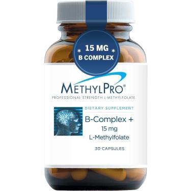 Imagem de Suplemento MethylPro B-Complex + 15 mg de L-metilfolato 30 cápsulas-Unissex