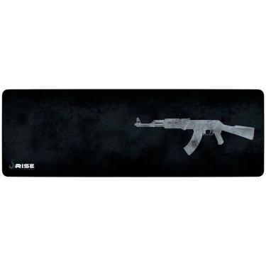 Imagem de Mousepad Gamer Rise Mode Speed, AK47, Estendido (900x300mm), Cinza - RG-MP-06-AK-Unissex