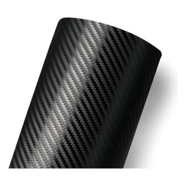 Imagem de Adesivo Autocolante Rishon Fibra De Carbono 3d Envelopamento - Congrat