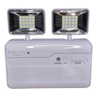 Imagem de Luminária Iluminação Luz Autônoma Lâmpada Led De Emergência - Máxima P