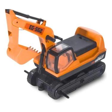 Imagem de Roma Brinquedos Mini Escavadeira Veiculo Infantil Giant cor - Congratu