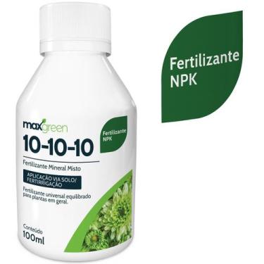 Imagem de Fertilizante Adubo NPK liquido 10.10.10 100ml - Maxgreen - FORTH