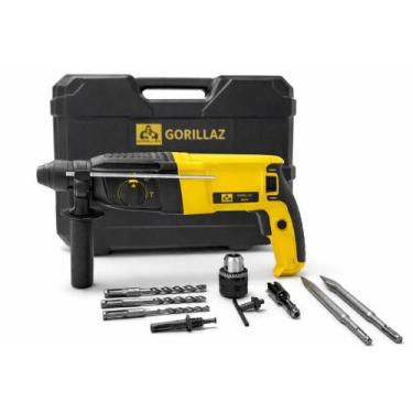 Imagem de Martelete Perfurador Rompedor SW10 Amarelo 960W 3 Funções 26mm 110V Go