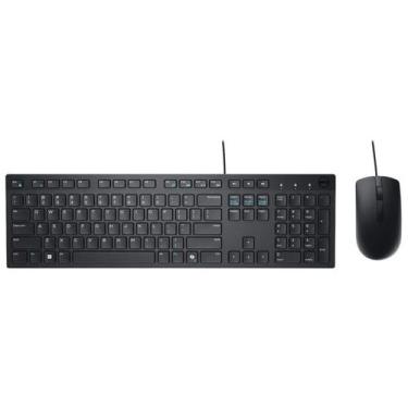 Imagem de Teclado e mouse dell preto km300c