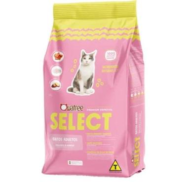 Imagem de Ração Seca para Gatos Adultos Quatree Select Salmão e Arroz 1kg