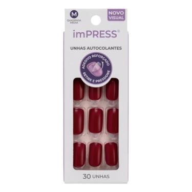 Imagem de Unha Postiça Autocolante imPRESS média Message Me - Kiss New York