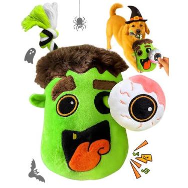 Imagem de Brinquedo para cães Swooflia Halloween Tug of War, pelúcia com corda