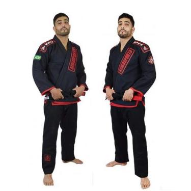 Imagem de Kimono Jiu Jitsu Ouro Preto - Keiko, A2, Preto, Unissex