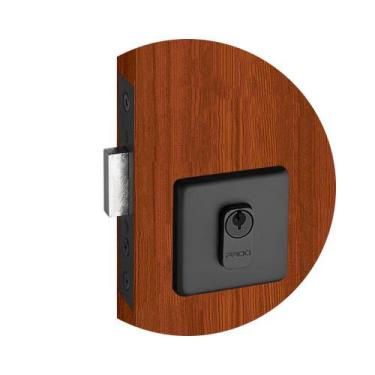 Imagem de Fechadura Trava Auxiliar Para Porta Externa 40 mm Preto Pado
