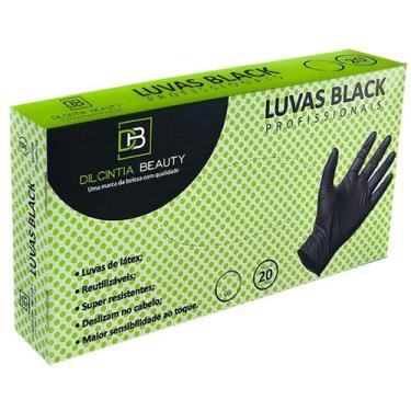 Imagem de Luva Black Látex Profissional Reutilizável com Proteção Química 20 Uni