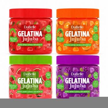 Imagem de Kit DaBelle Jujuba Gelatinas: Morango, Laranja, Uva e Melancia