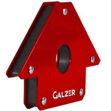 Imagem de Esquadro Magnético Hexagonal Para Solda 35Kg Profissional Galzer, únic
