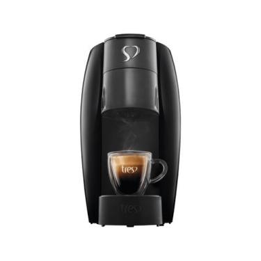 Imagem de Cafeteira 3 corações Espresso LOV 1250W Automática 220V - Tres, Preto,