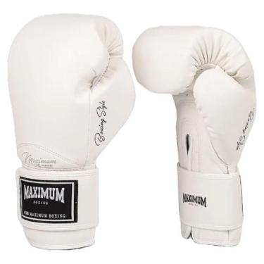 Imagem de Luva muay thai boxe kickboxing classic branca - maximum, 16oz
