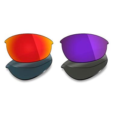 Imagem de Mryok 2 pares de lentes polarizadas de substituição para óculos de sol Oakley Half Jacket – Opções