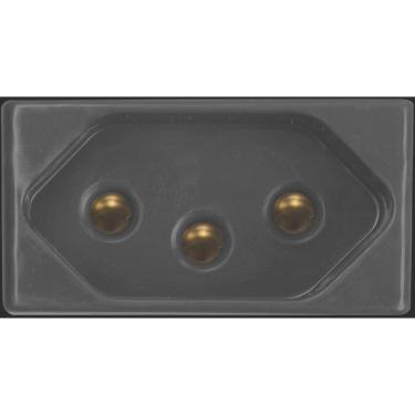 Imagem de Módulo Tomada 2P+T Tramontina 10 A 250 V Grafite Tramontina