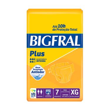 Imagem de Fralda Geria Bigfral Plus Xg C/7