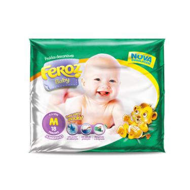 Imagem de Fralda Inf Feroz Baby Jumbinho M C/18