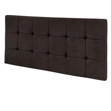 Imagem de Cabeceira Painel Sleep Cama Box Solteiro 1m Suede Marrom