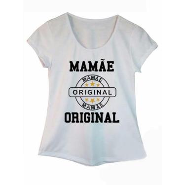 Imagem de Camiseta Adulta Feminina Estampa Mamãe - Calupa